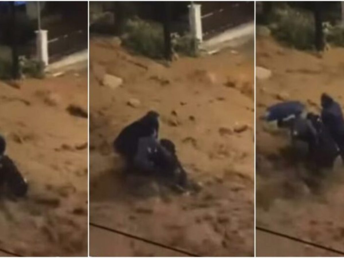 Άνω Γλυφάδα: Συγκλονιστικό βίντεο από τη διάσωση γυναίκας που παρασύρθηκε από τον ορμητικό χείμαρρο