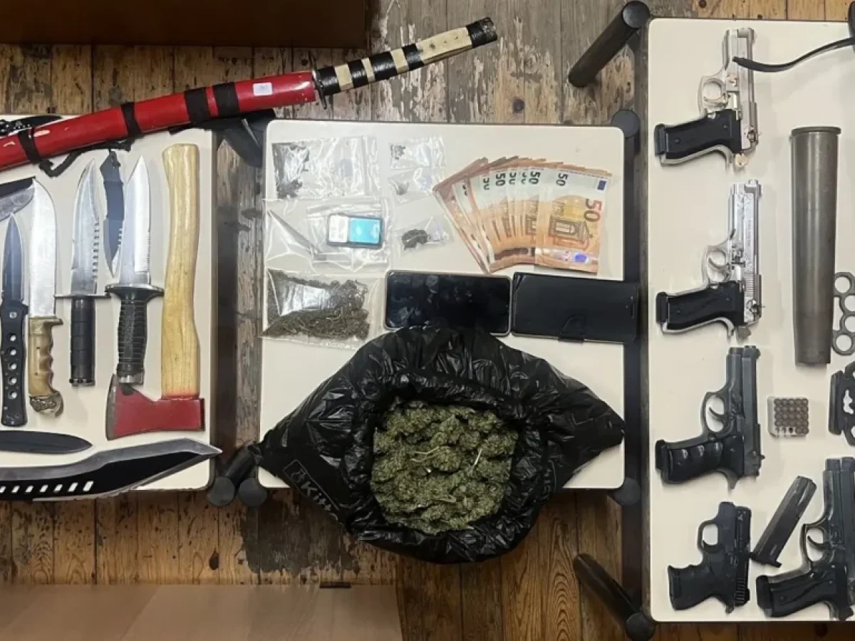 Ανώγεια: Η διαδρομή της κάνναβης αποκάλυψε «οπλοστάσιο» στο Ηράκλειο – Χειροπέδες σε δύο άτομα