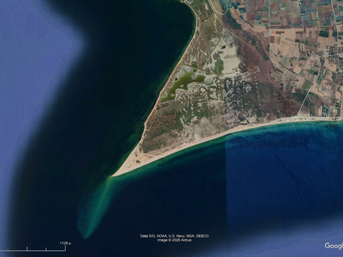 Απόληψη αμμώδους υλικού από τη θαλάσσια περιοχή του Ακρωτηρίου Επανομής για την κατασκευή του 6ου προβλήτα