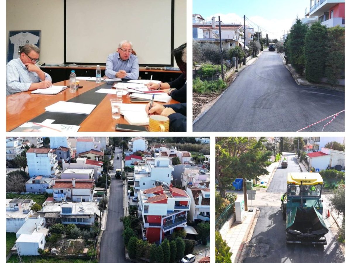 Ασφαλτόστρωση τμήματος της οδού Μαραθωνοδρόμου στο Σωρό