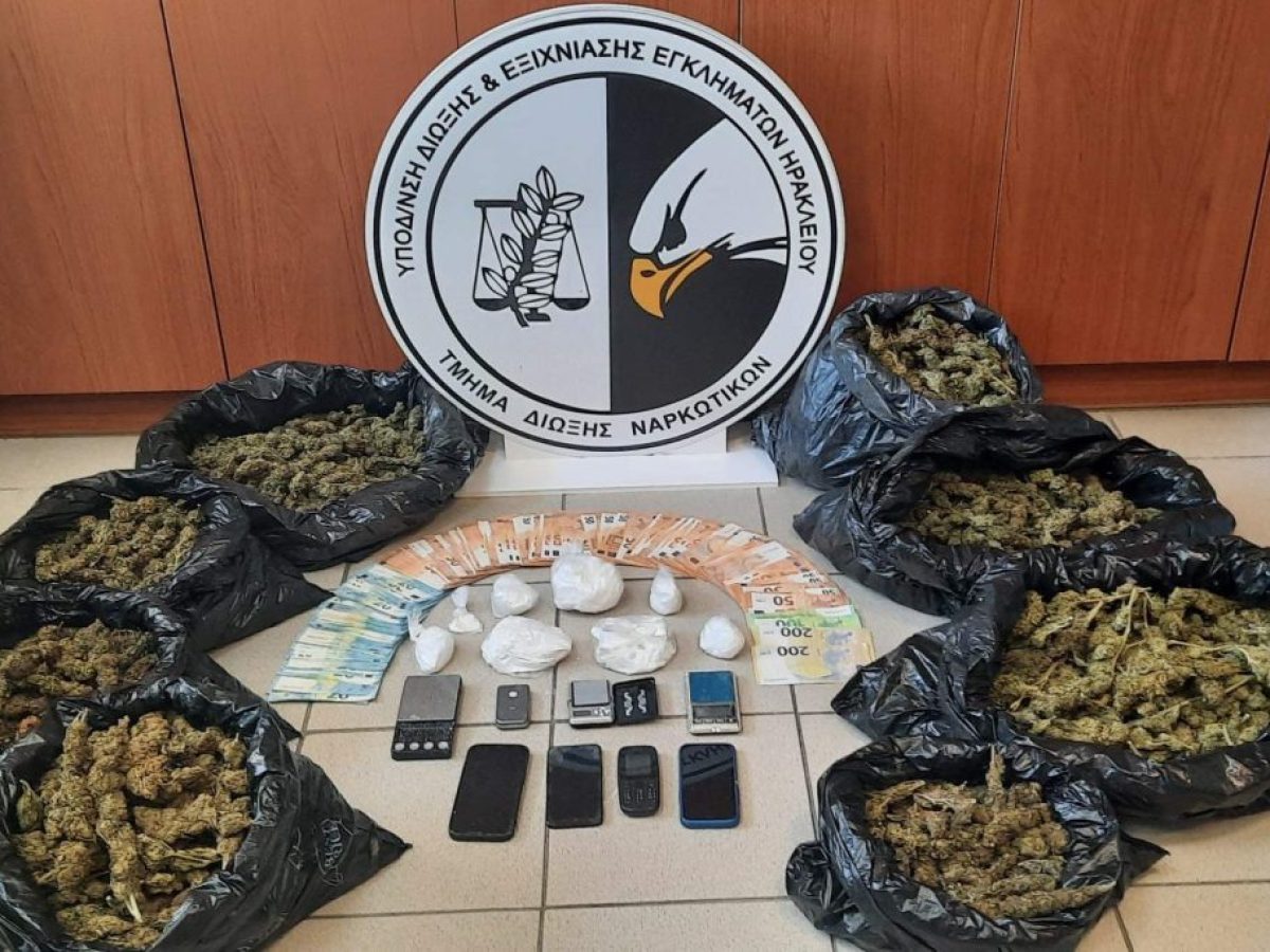Αστυνομική επιχείρηση σε Ρέθυμνο και Ηράκλειο για ναρκωτικά