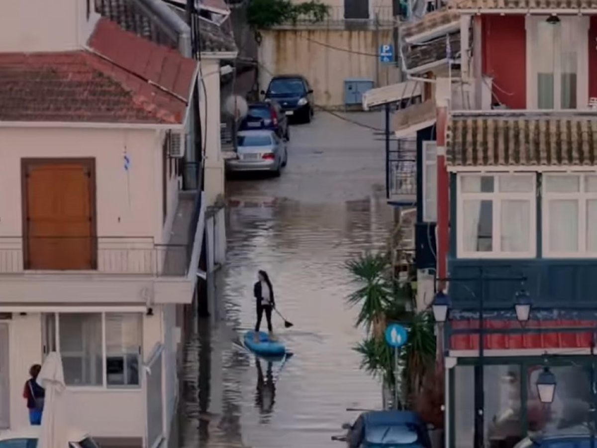 Lefkas or Venice; Χαμός με βίντεο που συγκρίνει την πλημμυρισμένη Λευκάδα με τη Βενετία
