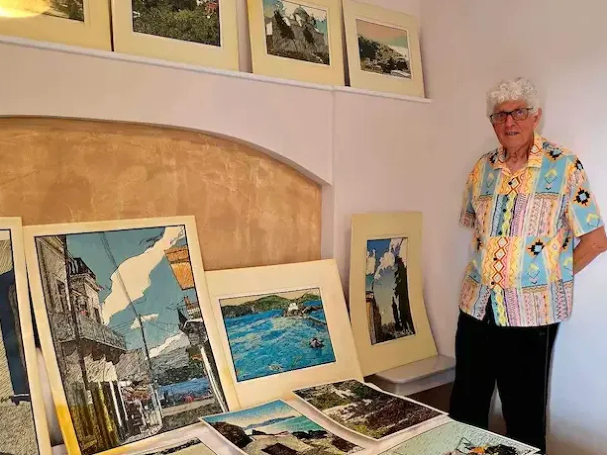 Michael Winters: Ο Αυστραλός καλλιτέχνης που εμπνεύστηκε από τη Λέρο