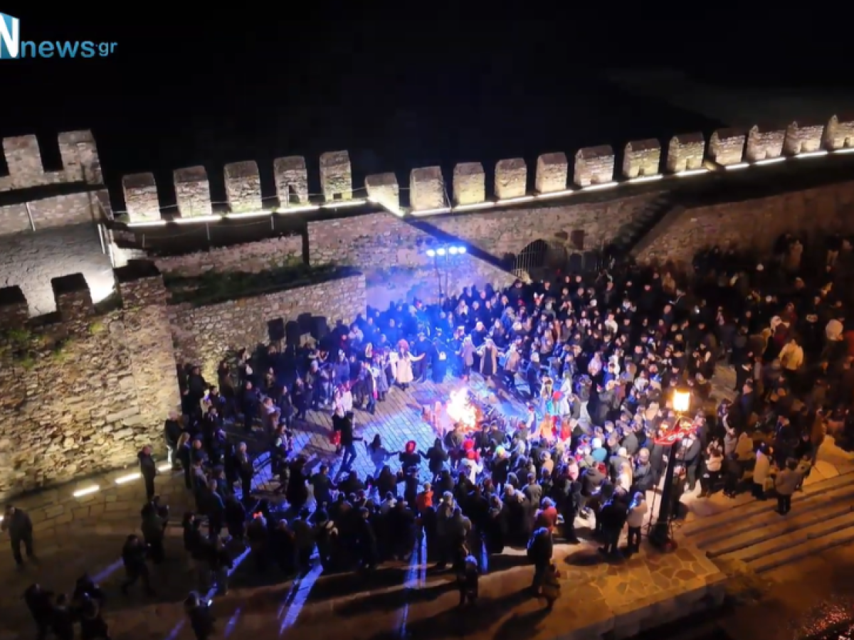 O «χορός των Σκλαραίων» με drone.Βίντεο