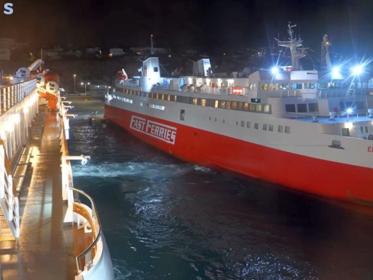 Superferry – Νυχτερινό ρεμέτζο στη Ραφήνα από τον Cpt. Νίκα