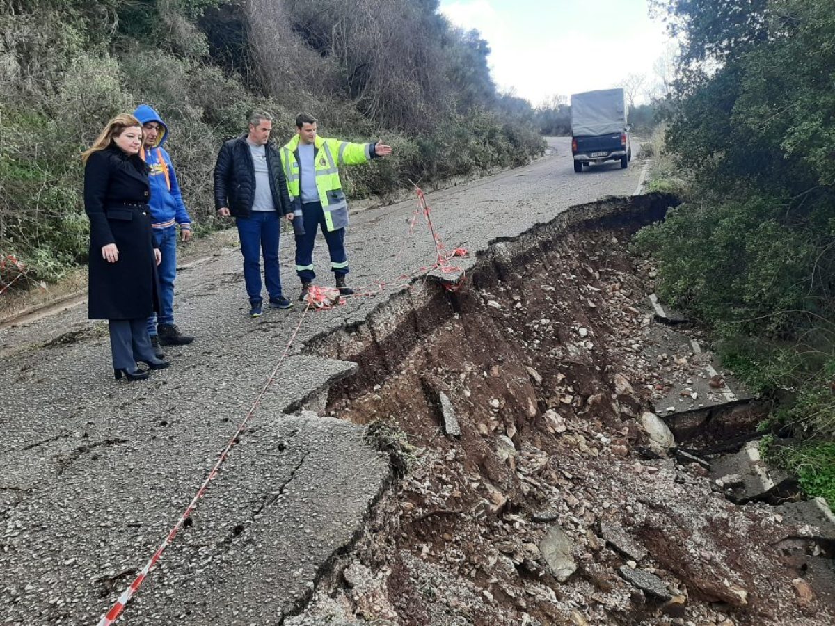 Αυτοψία Αυγερινοπούλου στις πληγείσες περιοχές της Νότιας Ηλείας