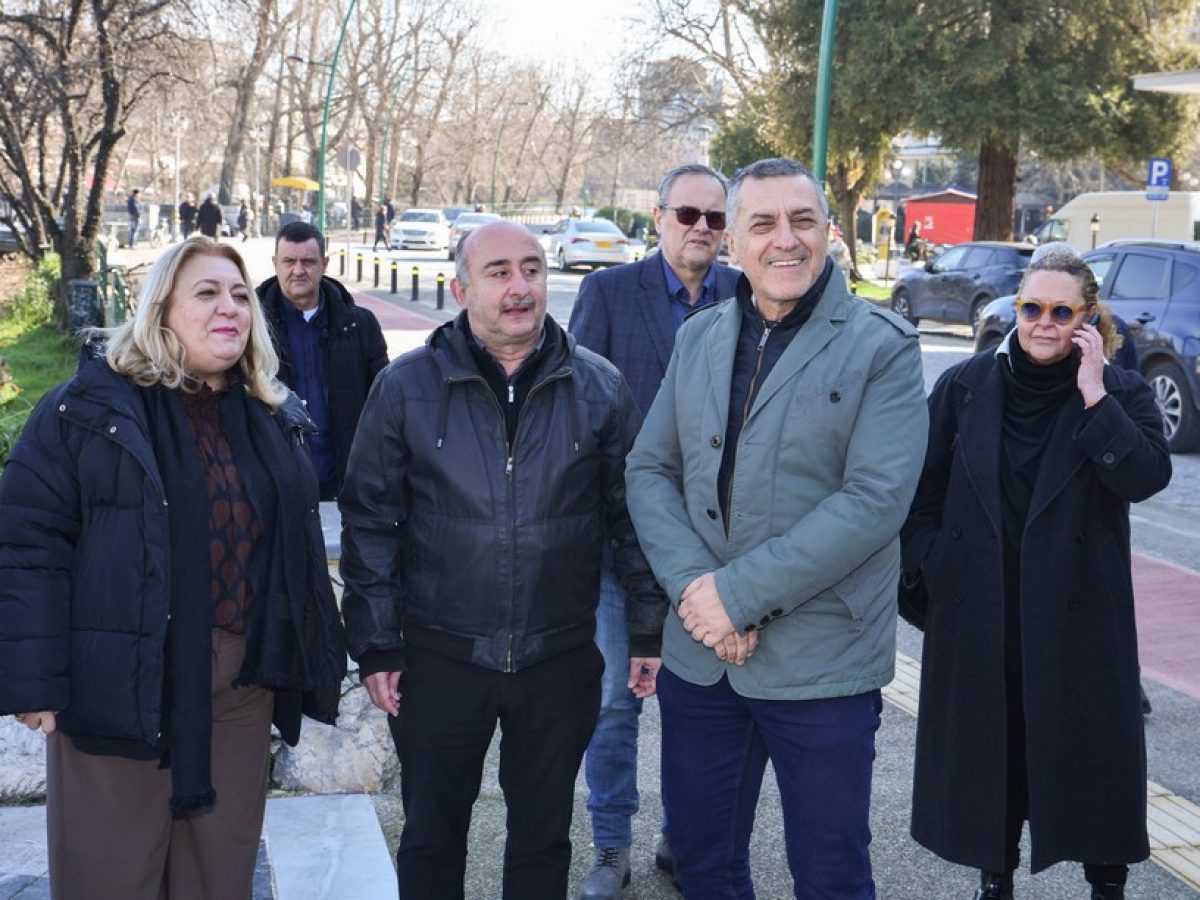 Αυτοψία Περιφερειάρχη Θεσσαλίας Δημήτρη Κουρέτα στα έργα στην Π.Ε. Τρικάλων