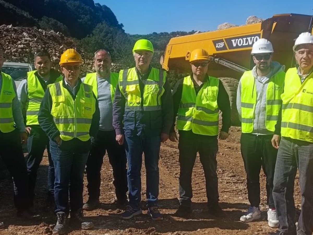 Αυτοψία στο εργοτάξιο της ΕΕΝ Ποταμών Αμαρίου στο Ρέθυμνο