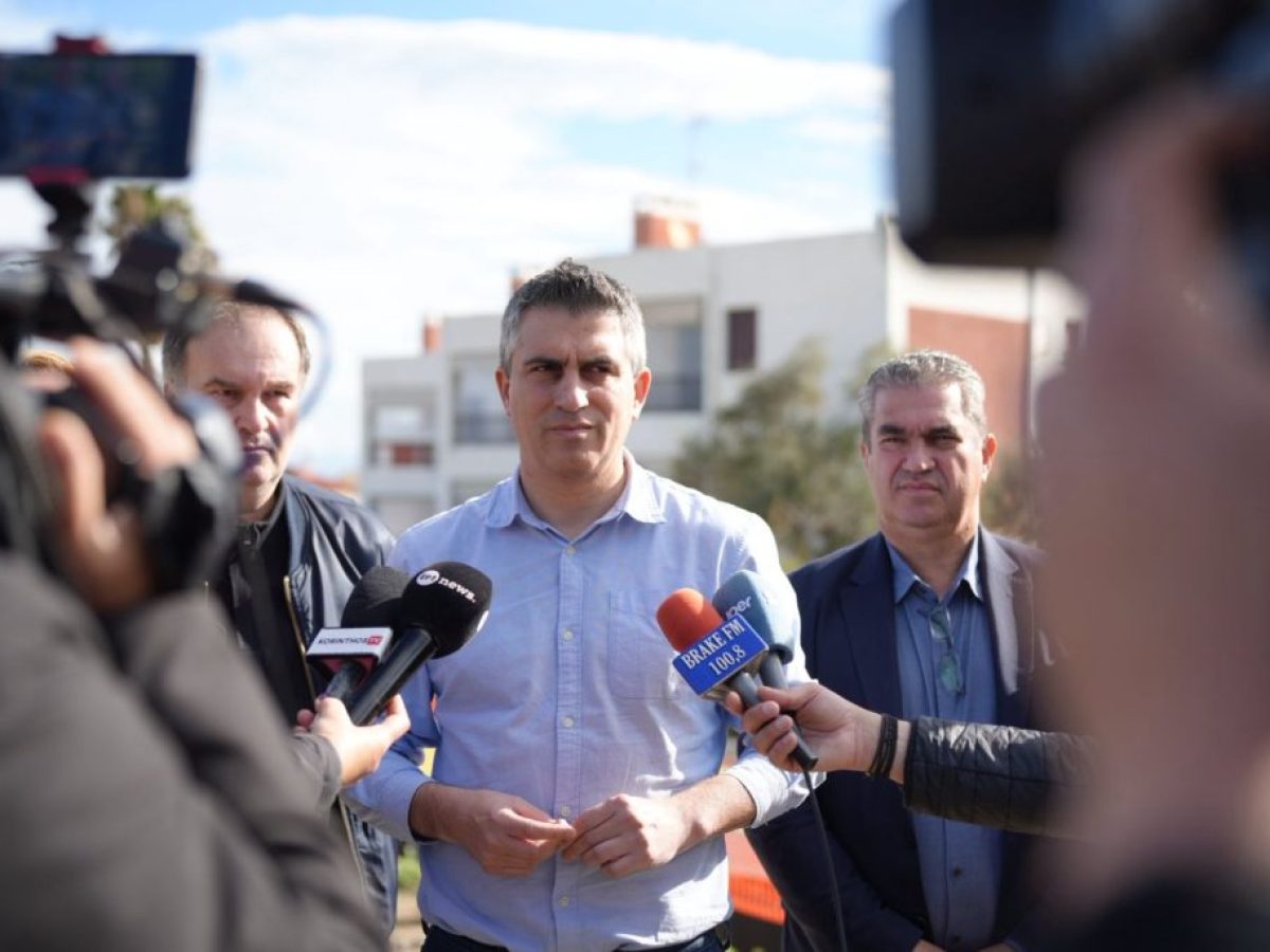 Αυτοψία του Χρίστου Δήμα σε αντιπλημμυρικά έργα κατά μήκος του αυτοκινητόδρομου «Κόρινθος – Πάτρα»