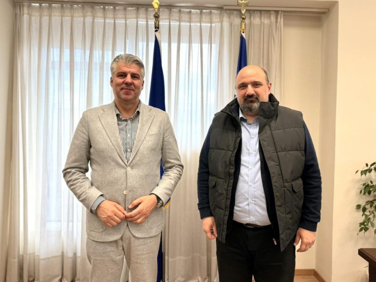 Χ. Τοψίδης υποδέχθηκε τον βουλευτή Μαγνησίας Χρήστο Τριαντόπουλο για θέματα του Έβρου