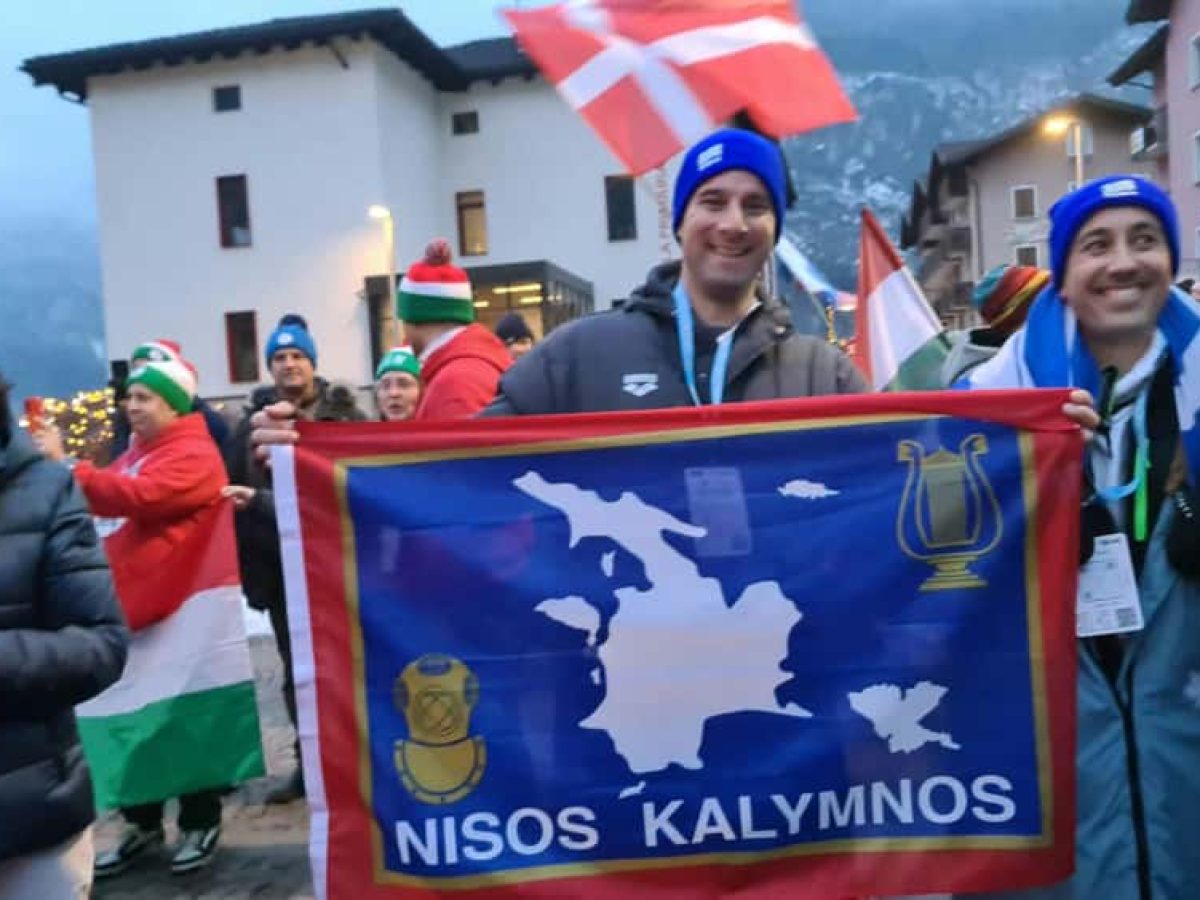 Χάλκινος στο 2ο Πανευρωπαϊκό Πρωτάθλημα παγωμένης κολύμβησης στο Molveno ο Μιχάλης Γλυνάτσης