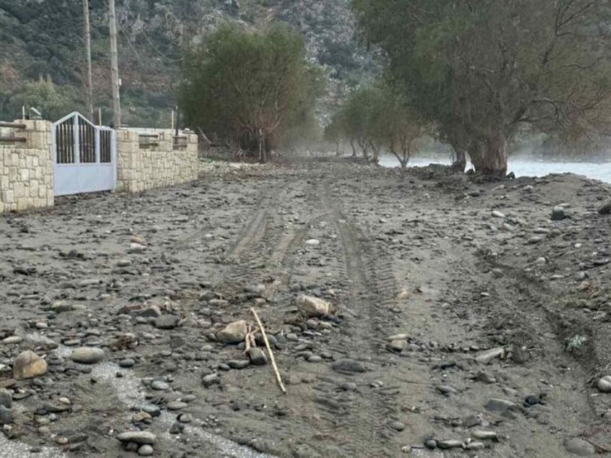 Χανιά | Προβλήματα στο Σφηνάρι από την κακοκαιρία – Δρόμος γέμισε φερτά υλικά κι έγινε απροσπέλαστος | Video