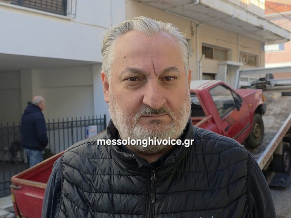 Χρ. Τέγας: «Συνεχίζουμε την “Επιχείρηση Σαραβαλάκι” για να κερδίσουμε πίσω τις θέσεις στάθμευσης στο Μεσολόγγι»