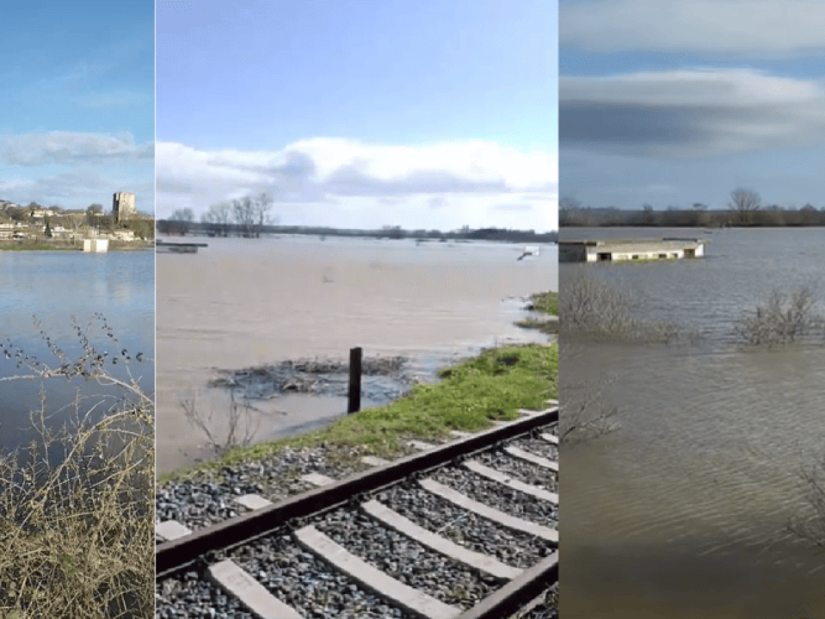 Διδυμότειχο: Τα νερά του ποταμού Έβρου έφτασαν στο Πύθιο. Λιμνοθάλασσα ως τις σιδηροδρομικές γραμμές (ΒΙΝΤΕΟ)