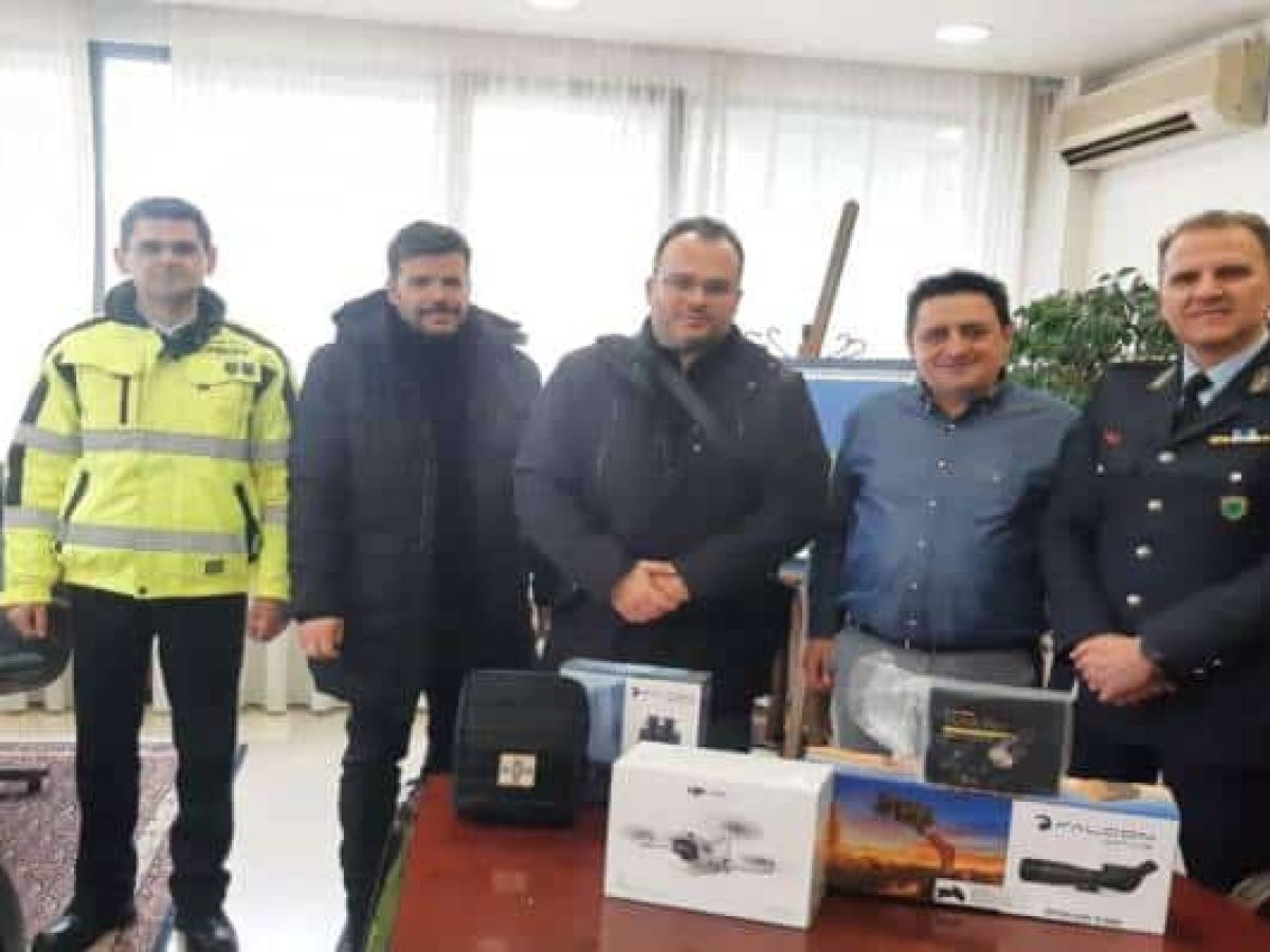 Δήμος Έδεσσας: Δωρεά εξοπλισμού στην Αστυνομική Διεύθυνση Πέλλας