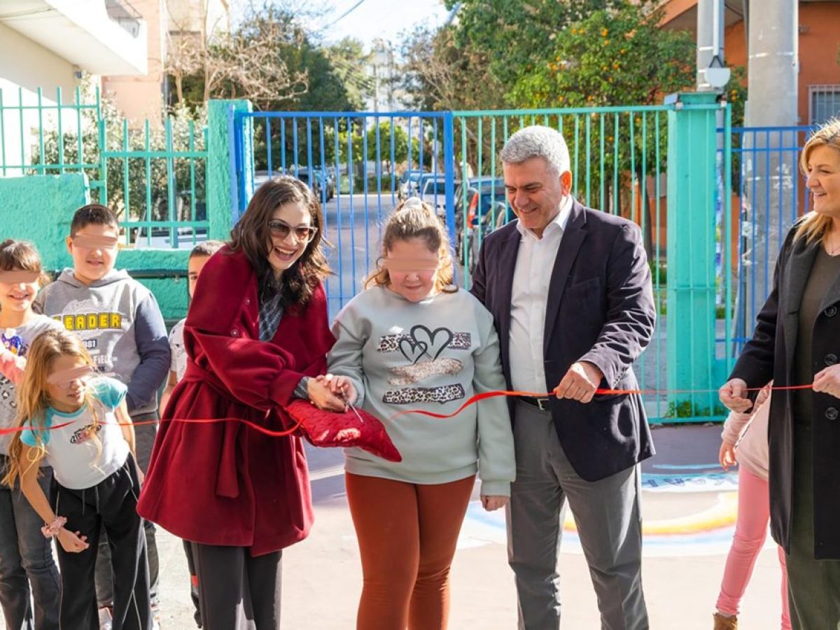 Δήμος Νέας Ιωνίας – Τοποθετήθηκε το στέγαστρο στο 7ο δημοτικό σχολείο