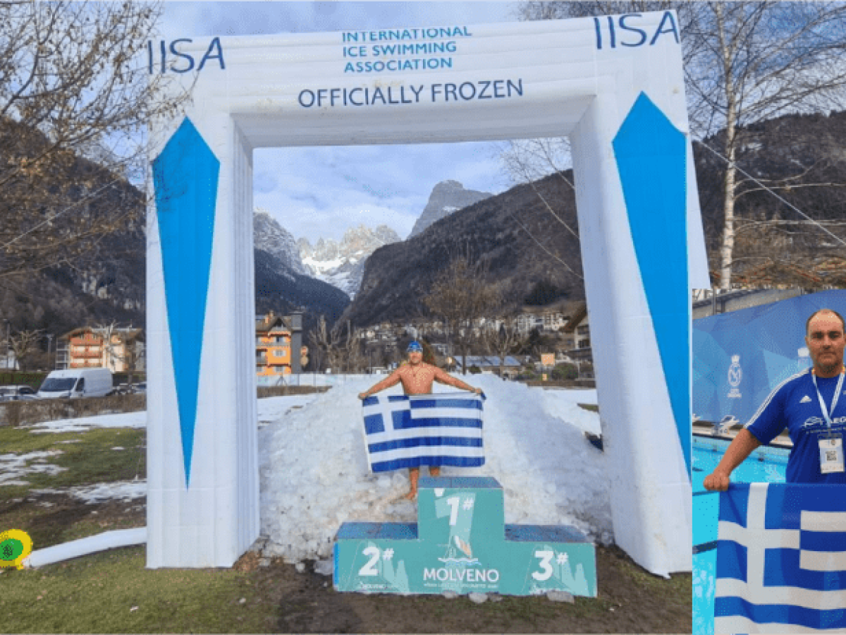 ICE SWIMMING: Ο Χάρης Θεοδόσης πάλεψε στο Ευρωπαϊκό & πήρε την πρόκριση για το Παγκόσμιο