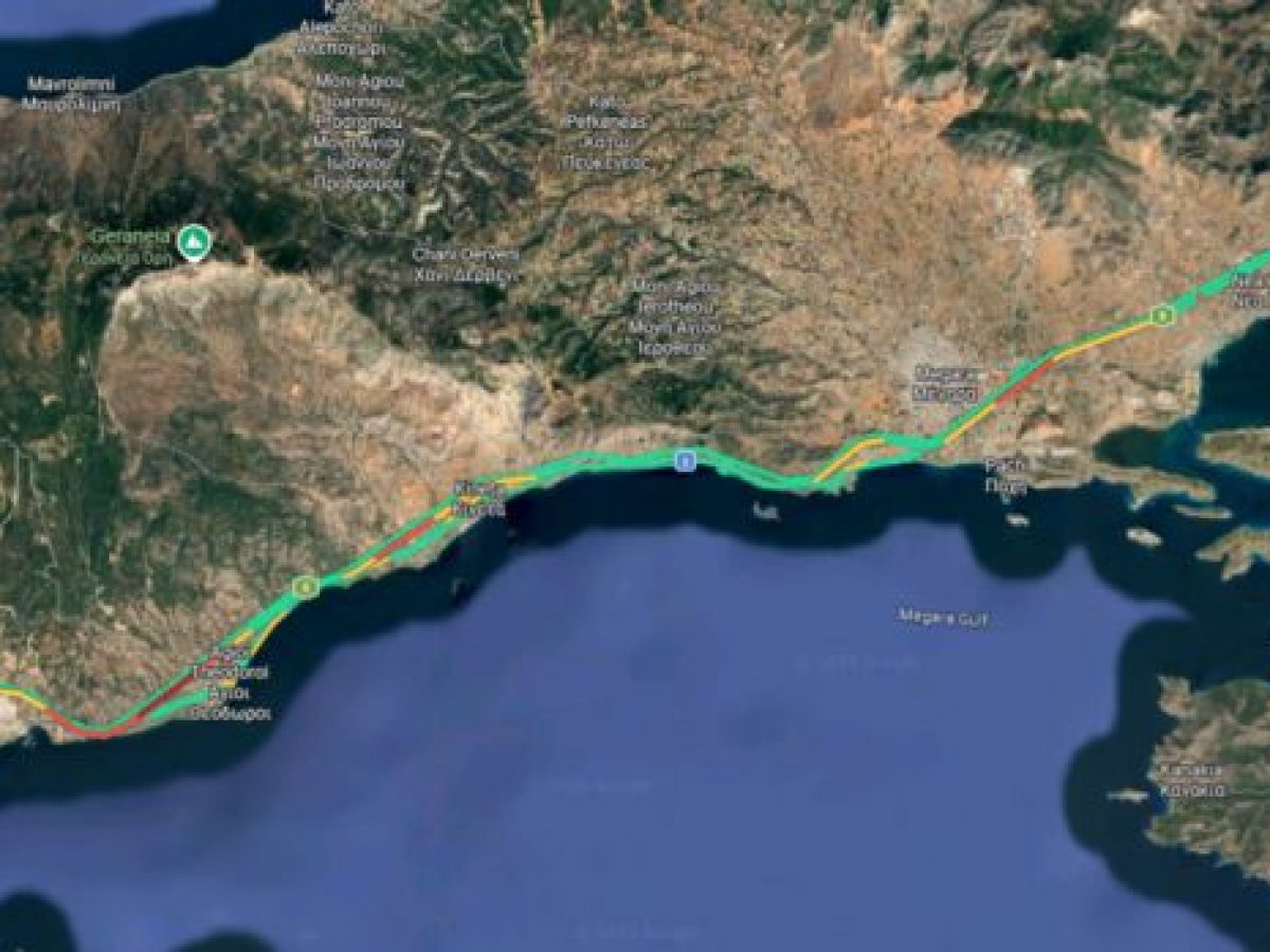 Αυξημένη η κίνηση στην εθνική οδό “Αθηνών – Κορίνθου”