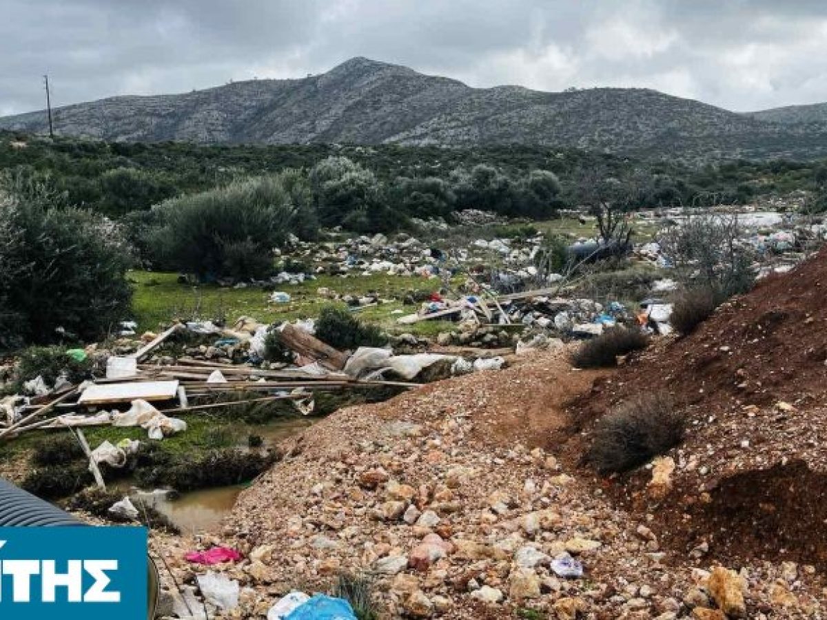 ΧΥΤΑ Νότιας Χίου – “Ανεμοδιαλογή” σκουπιδιών εξαιτίας των ισχυρών ανέμων