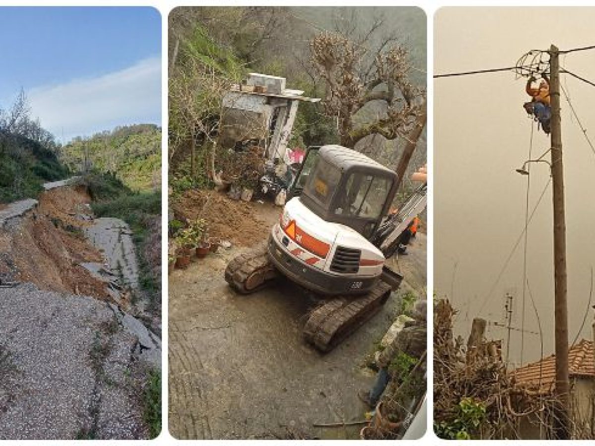 Όλο και χειρότερη η κατάσταση με την καθίζηση στην είσοδο της Χώρας Γορτυνίας – Η ΔΕΗ αναγκάστηκε να απομακρύνει κολώνα που ήταν στον “αέρα”!