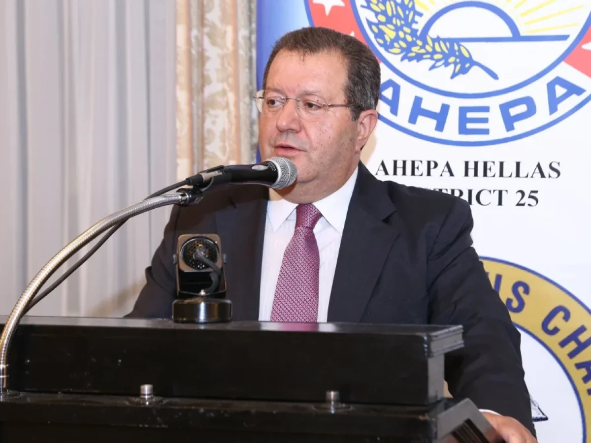 Ευχαριστίες του Φιλανθρωπικού Συλλόγου Λέρου για χορηγία τροφίμων από τον Παντελή Μαραβέλια και την AHEPA Hellas
