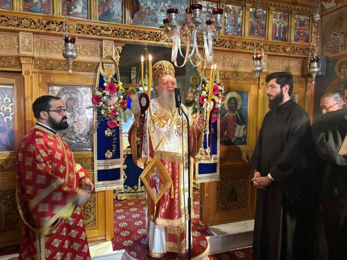 Εκατοντάδες προσκυνητές στην πανήγυρη του αγ. Παρθενίου και κουρά Μοναχού στην Ι.Μ. Μακρυμάλλης Ψαχνών