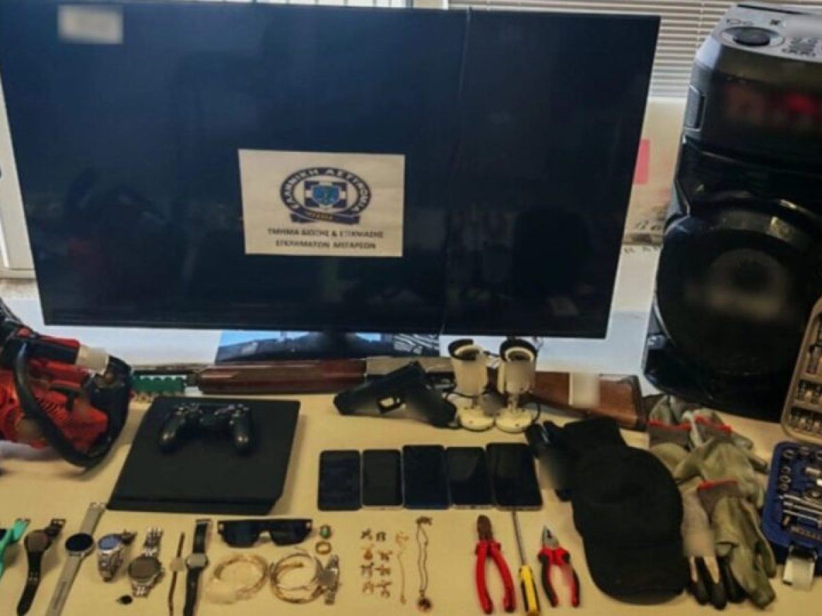 ΕΛ.ΑΣ.: Εξάρθρωση σπείρας με 36 κλοπές και 2 ληστείες – Δράση σε Αγρίνιο και Αιγιάλεια