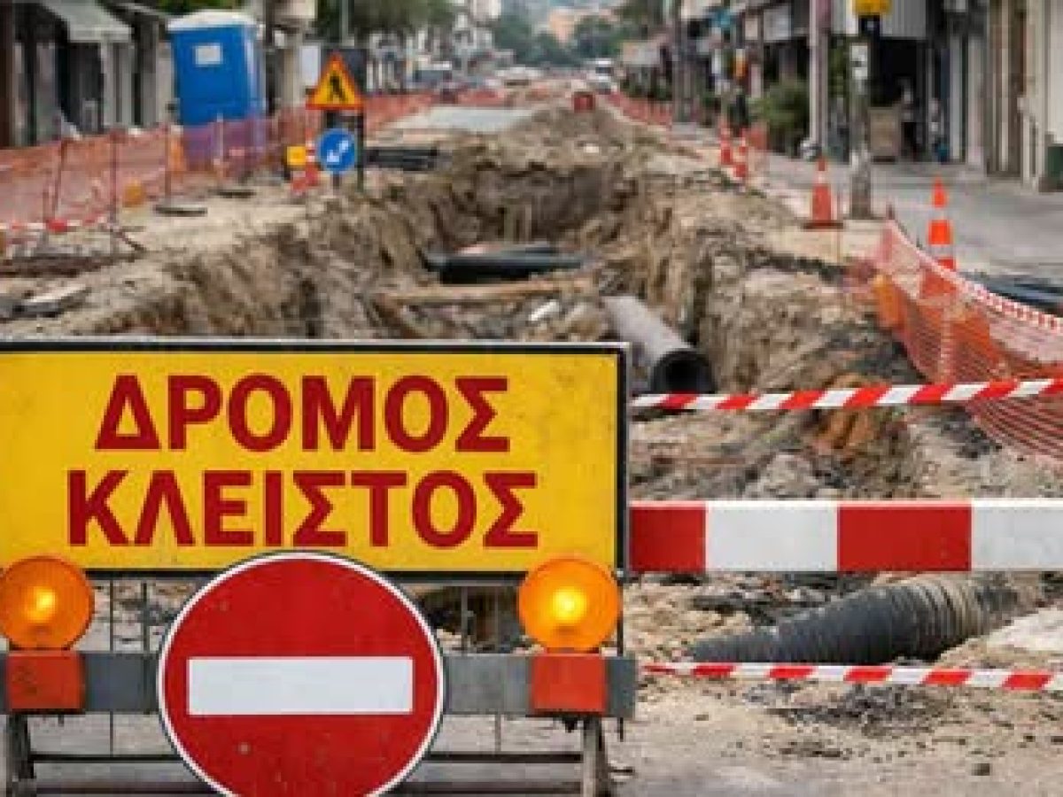 Εμπορικός Σύλλογος Νέας Μάκρης: Σοβαρές επιπτώσεις σε αγορά και ασφάλεια μετά από δύο χρόνια έργων στον κεντρικό δρόμο