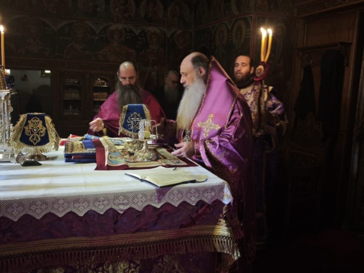 Εν ταπεινώσει εόρτασε τα ονομαστήριά του ο Σταγών Θεόκλητος, στο Μεγάλο Μετέωρο