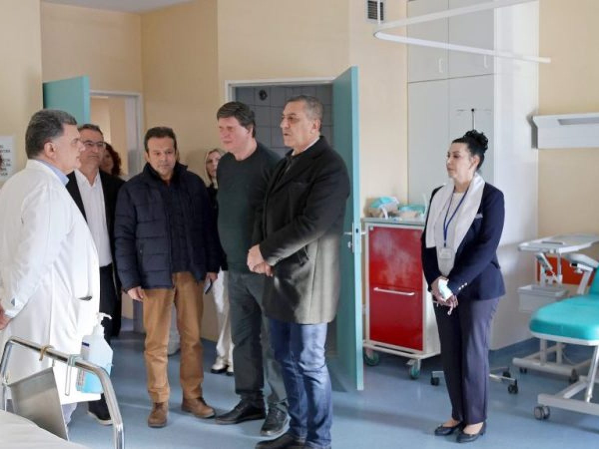 Επίσκεψη Δ. Κουρέτα στο Πανεπιστημιακό Νοσοκομείο