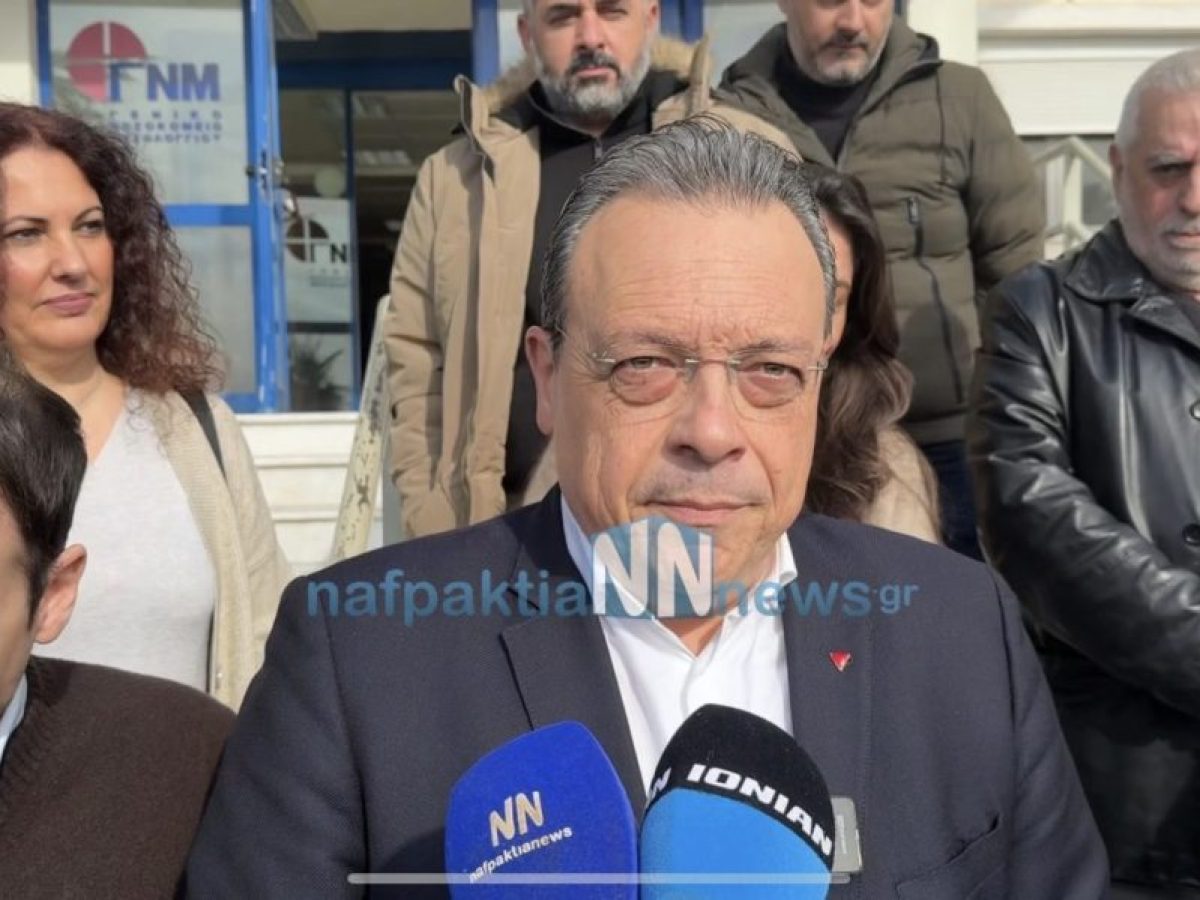 Επίσκεψη Φάμελλου στο Νοσοκομείο Μεσολογγίου μήνυμα για τις φωτογραφίες από την Καισαριανή