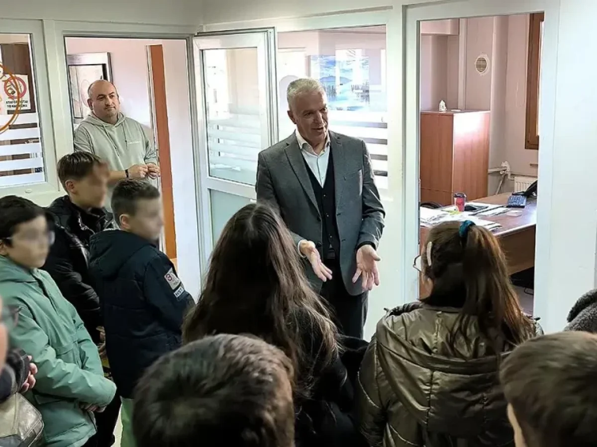 Επίσκεψη μαθητών του 3ου Δημοτικού Σχολείου Αμυνταίου στο Δημαρχείο