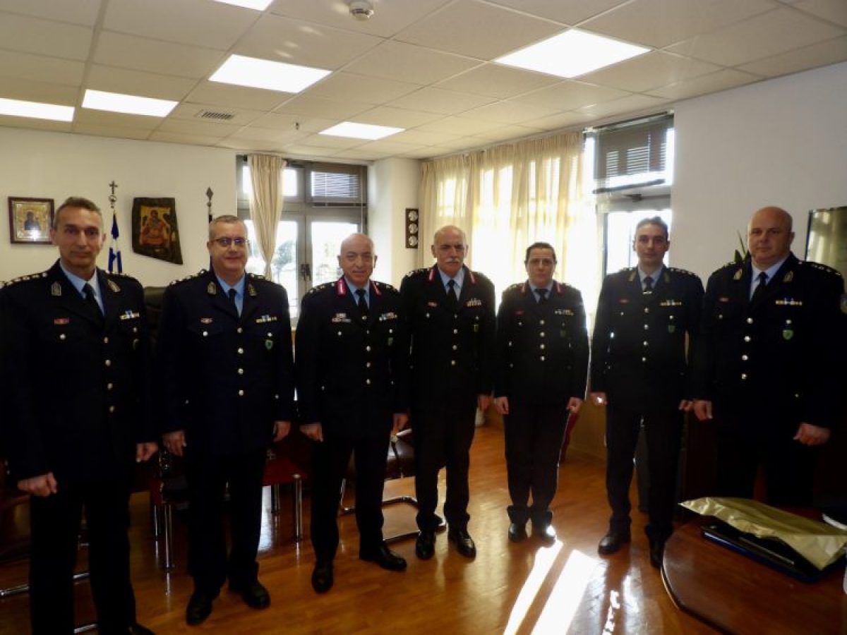 Επίσκεψη του Α΄ Υπαρχηγού Ελληνικής Αστυνομίας, Αντιστράτηγου Παναγιώτη Πούπουζα στη Γενική Περιφερειακή Αστυνομική Διεύθυνση Θεσσαλίας