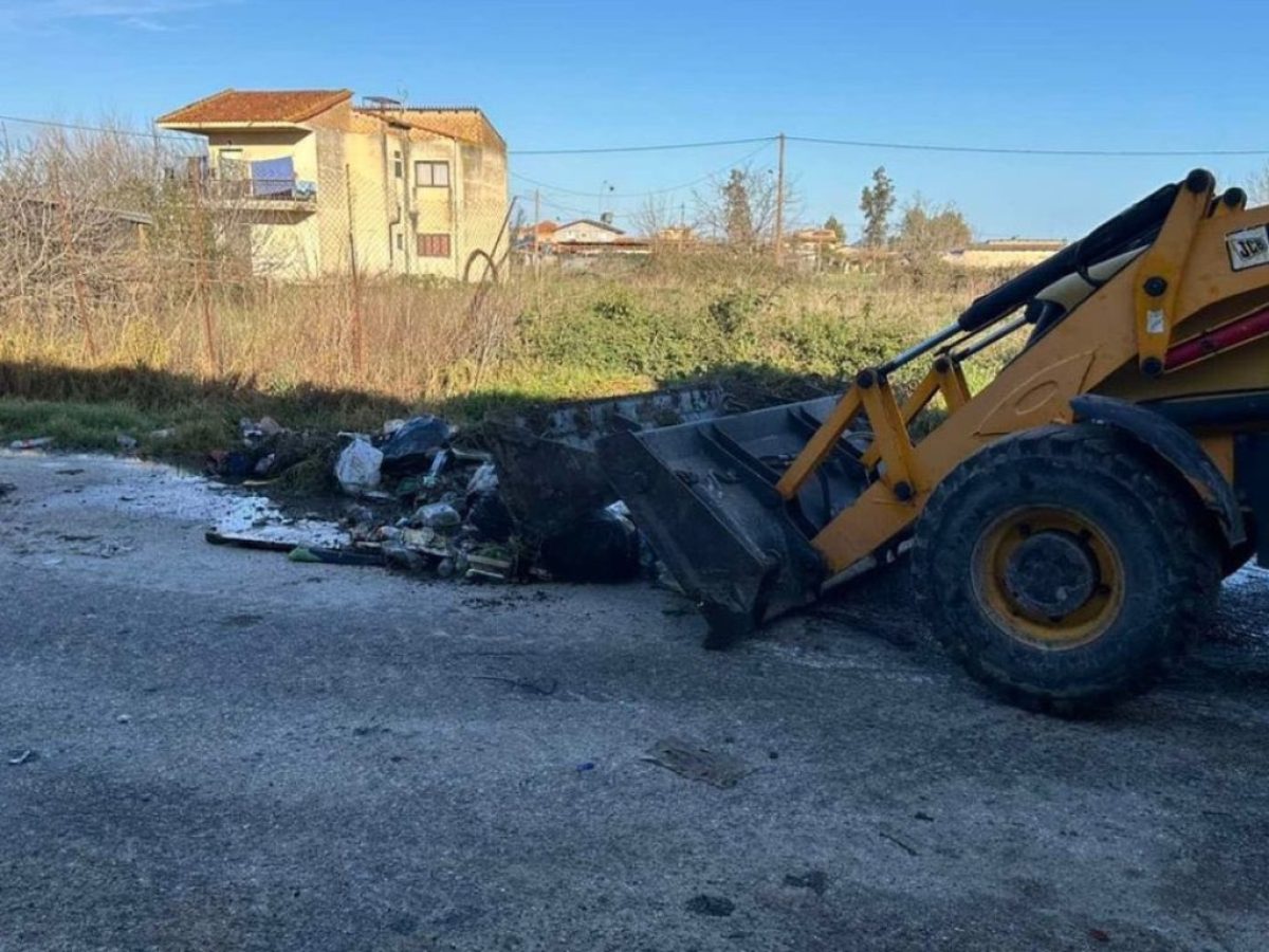 Εργασίες καθαρισμού στα Σαγαίικα