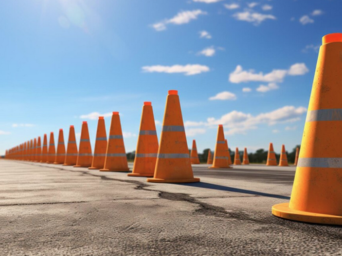 Εργασίες στην Εθνική Οδό Θεσσαλονίκης-Έδεσσας 