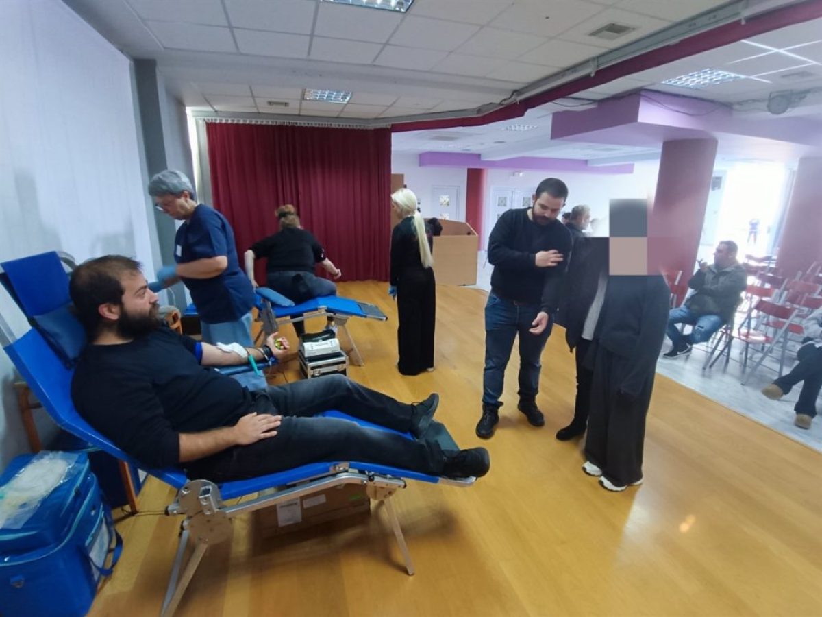 Εθελοντική Αιμοδοσία στο 2ο Δημοτικό Σχολείο Περάματος από τους «Δότες ζωής»
