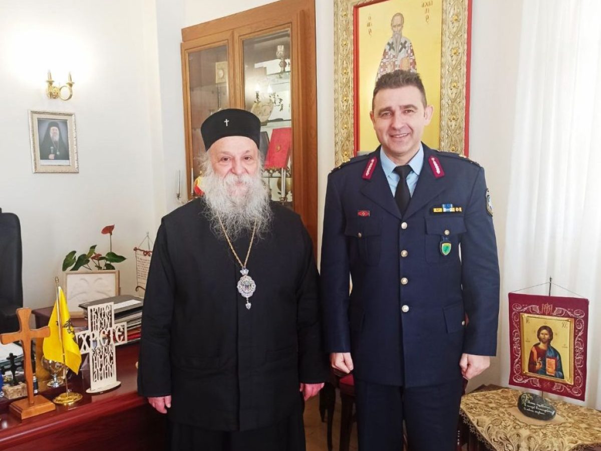 Εθιμοτυπική επίσκεψη του Γενικού Περιφερειακού Αστυνομικού  Διευθυντή Δυτικής Μακεδονίας  στον Μητροπολίτη Γρεβενών