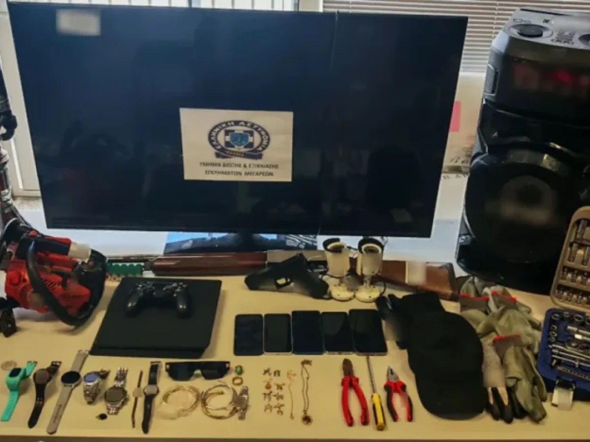 Εξάρθρωση σπείρας με 36 κλοπές και 2 ληστείες – Δράση και σε Αιγιάλεια-Αγρίνιο