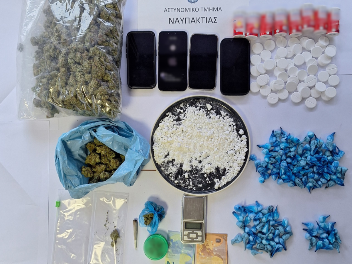 Εξαρθρώθηκε ομάδα νεαρών που διακινούσε ναρκωτικά στη Ναύπακτο – Η ανακοίνωση της αστυνομίας