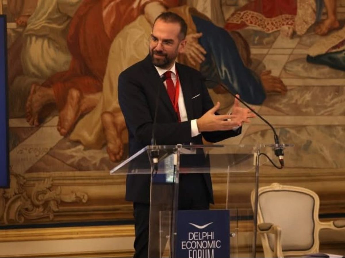 Φαρμάκης από Delphi Economic Forum: «Φέτος, κάθε ελεύθερος άνθρωπος είναι Μεσολογγίτης».