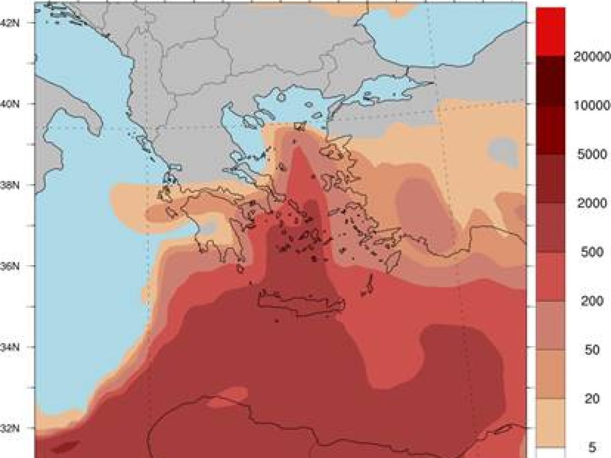 ΦΩΤΟ | Εκανε την εμφάνισή της και η αφρικανική σκόνη