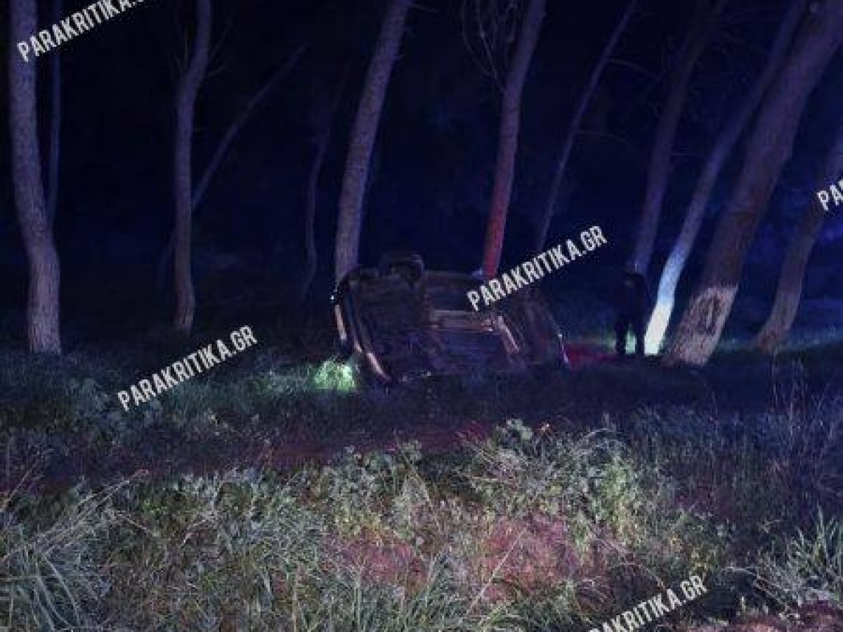 ΦΩΤΟ | “Κινηματογραφικό” τροχαίο στους Αγίους Αποστόλους. Δύο ελαφρά τραυματίες