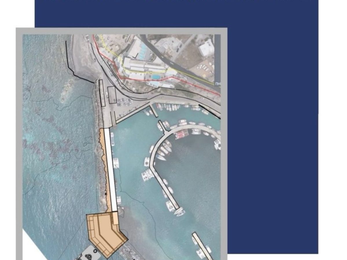 Γεώργιος Αντ. Νομικός: Στο νησί μας η εταιρεία που θα εκτελέσει το έργο της κατασκευής της πύλης διαφυγής στο λιμανάκι της Βλυχάδας