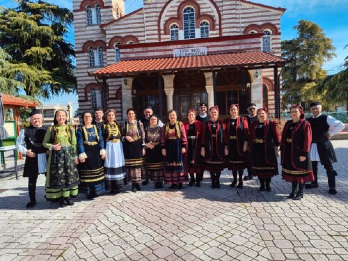 Γρεβενιώτες Κοζάνης στο δρώμενο «Νύφες» Μελίκης