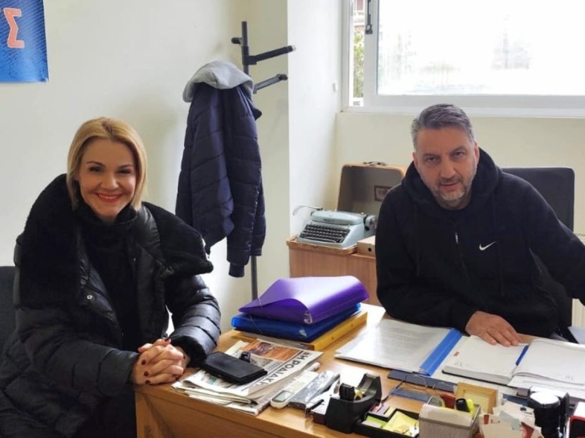 Η επέκταση του επιδόματος ανεργίας, τα ένσημα των ξεναγών και ευρύτερα εργασιακά ζητήματα στα Δωδεκάνησα στη συνάντηση της Μίκας Ιατρίδη με τον Πρόεδρο του ΕΚΡ, Παναγιώτη Εγγλέζο