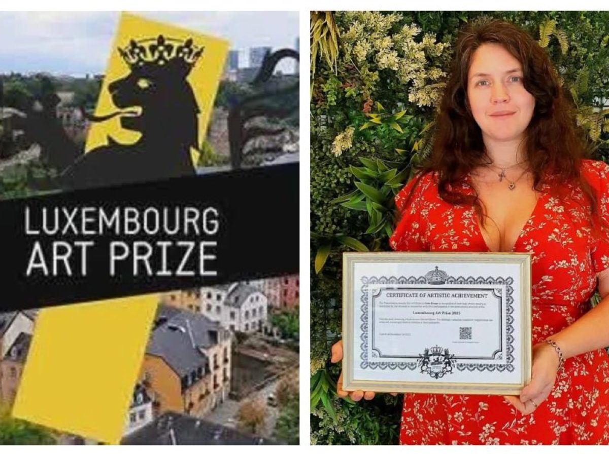 Η Ρεμπέκα Χάμιλτον Κουκουτσάκη τιμήθηκε με το Luxembourg Art Prize Certificate of Artistic Achievement