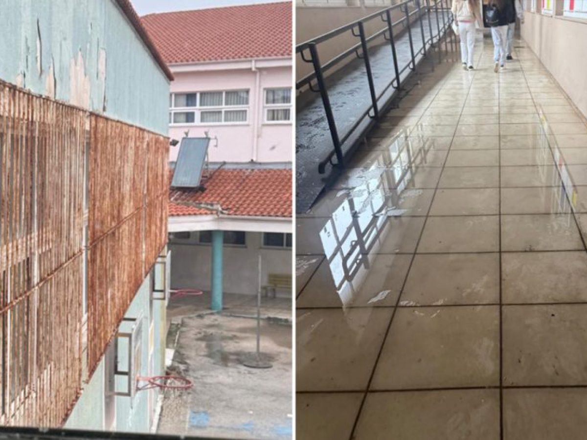 Εικόνες ντροπής στο ΕΠΑΛ Αλεξανδρούπολης και η υπουργός Παιδείας άφαντη: Λιμνάζουν νερά, καταρρέουν υποδομές – «Φοβόμαστε μην σκοτωθεί κανείς»