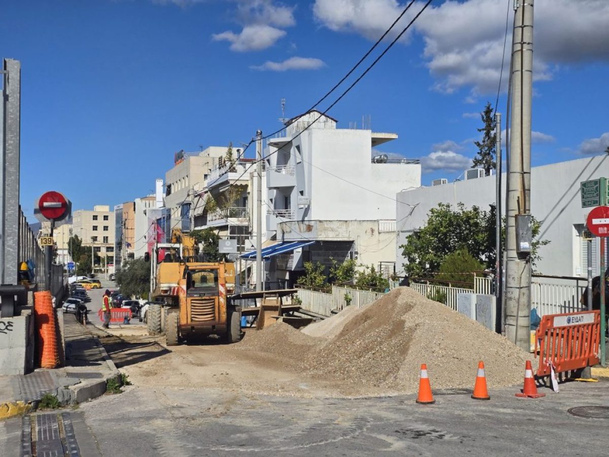 Ηράκλειο Αττικής – Αντικατάσταση του αγωγού αποχέτευσης στην οδό Κύπρου