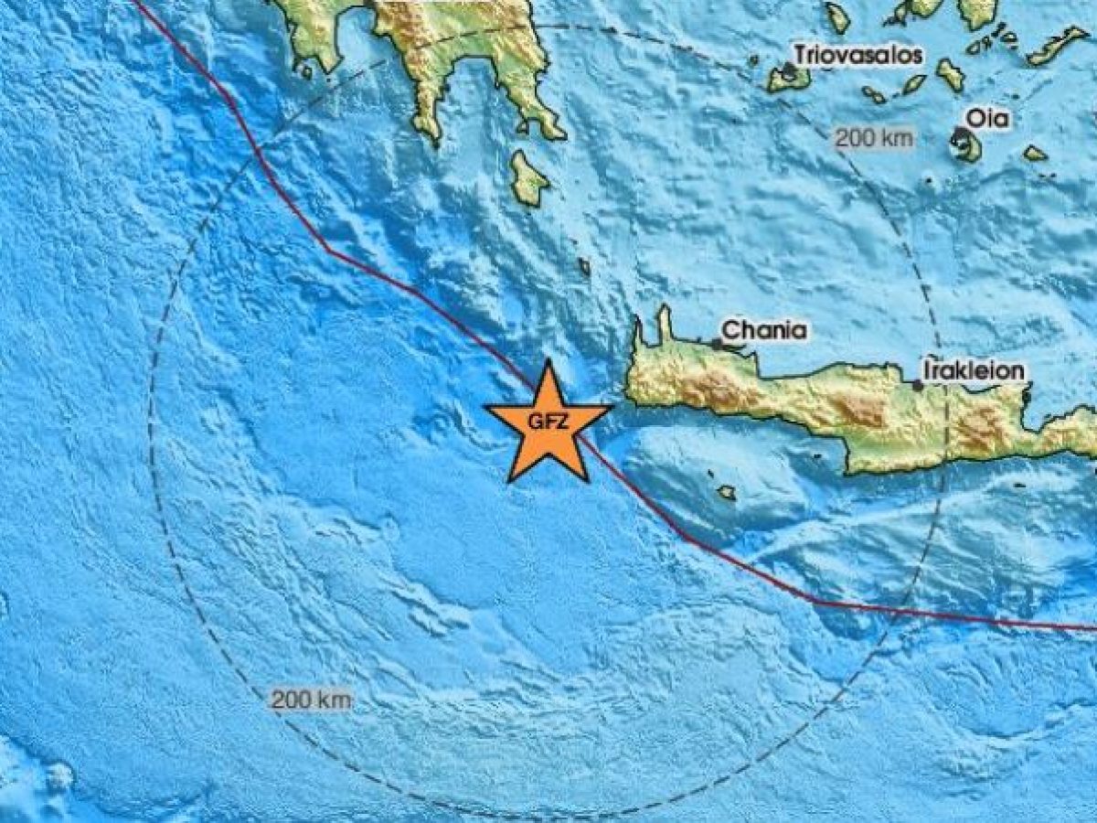 Ισχυρός σεισμός ταρακούνησε τα Χανιά