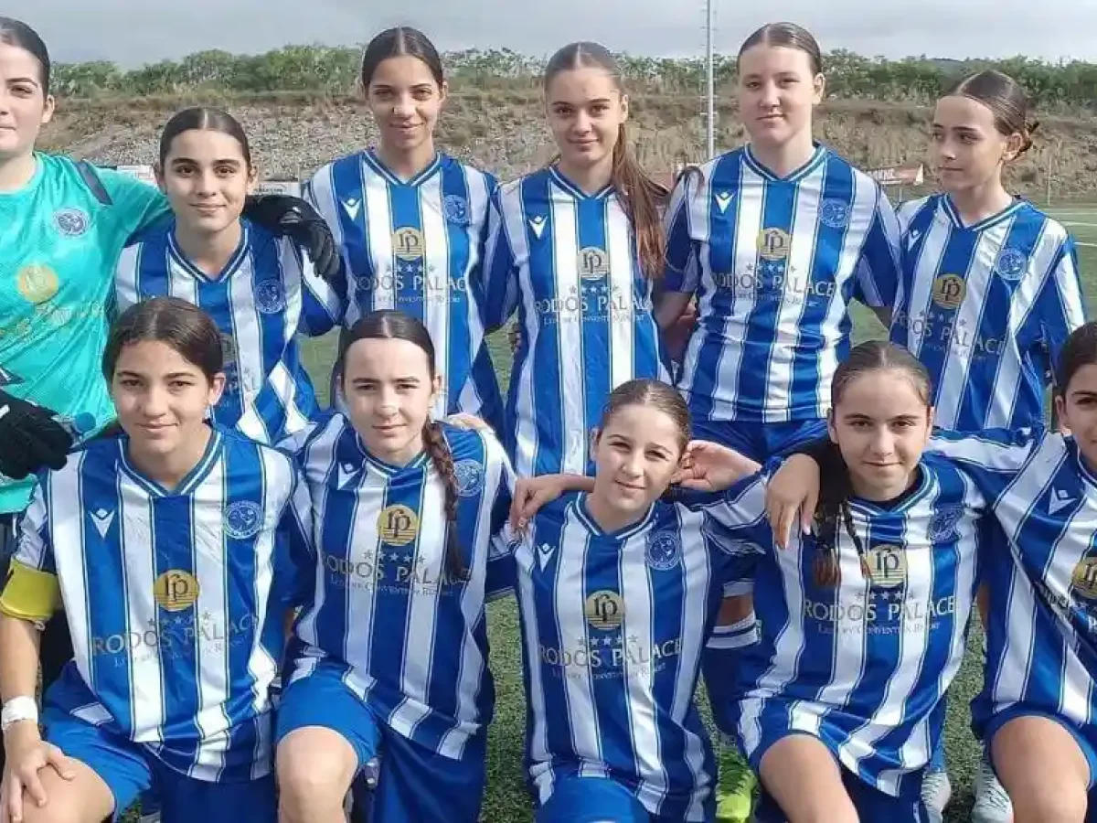 Ισόπαλη στην Φθιώτιδα η ΕΠΣ Δωδεκανήσου ανάπτυξης γυναικών Κ-15